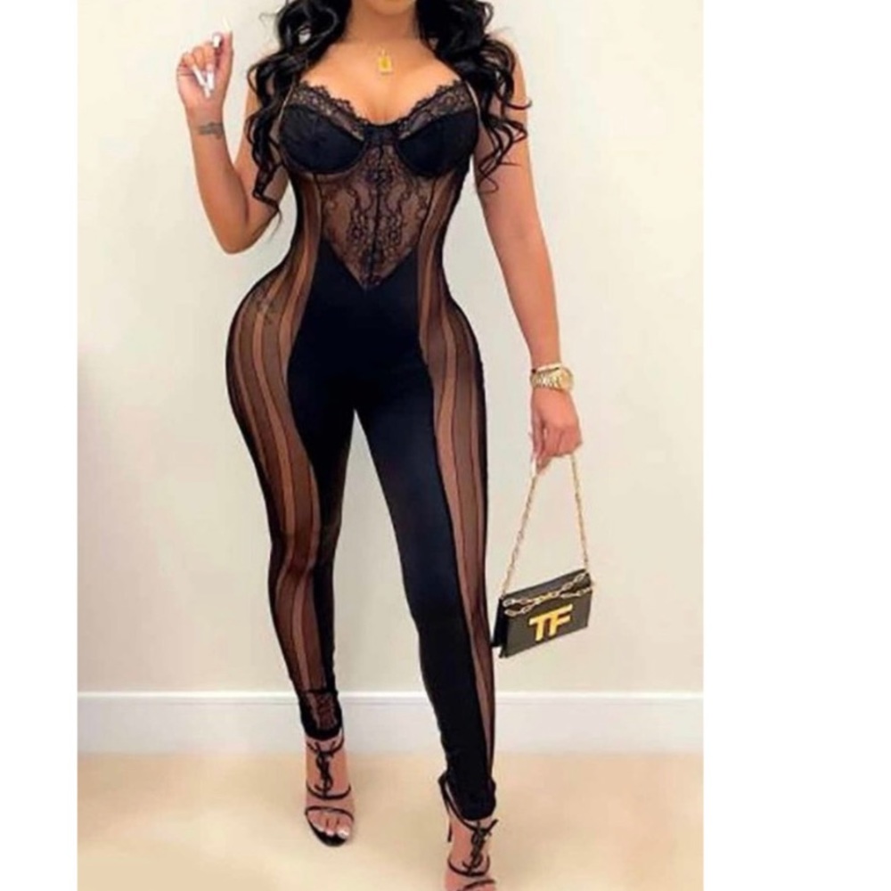 Sassy lace jumpsuit